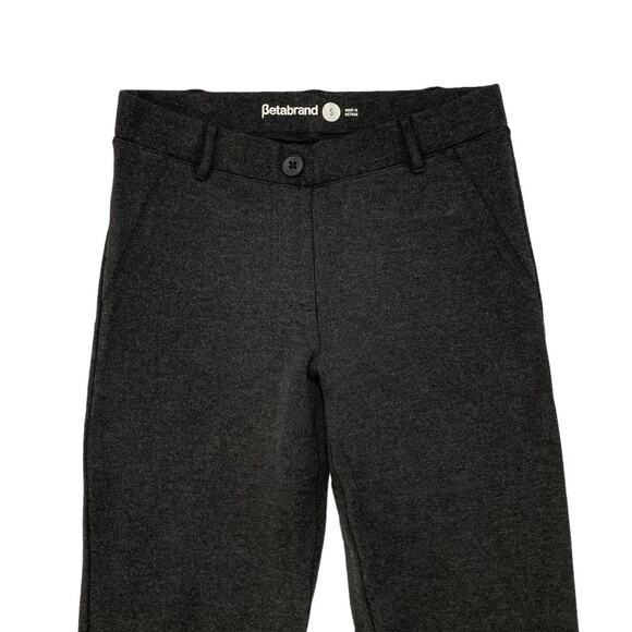 BETABRAND Straight Leg Classic Dress Yoga Pants Dark Gray Small 32" inseam W0076 - Picture 3 of 7